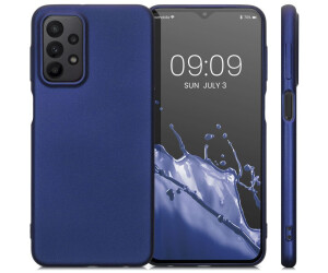 kwmobile Case kompatibel mit Samsung Galaxy A23 4G / 5G Hülle - Schutzhülle  aus Silikon metallisch schimmernd - Handyhülle Metallic Blau ab 6,89 €