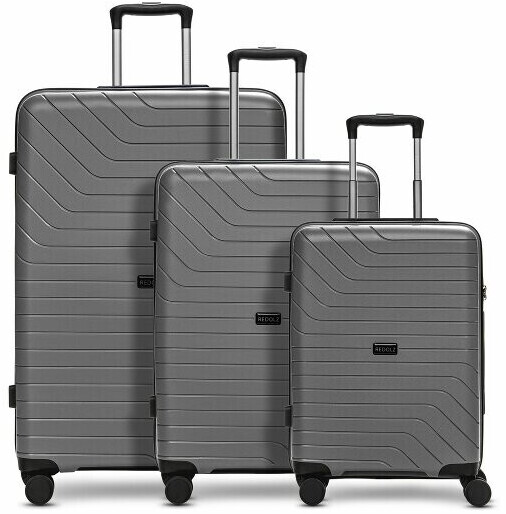 REDOLZ Essentials 05 4-Wheel-Trolley Set 3-piece stone 2 (RD12348-2-02)