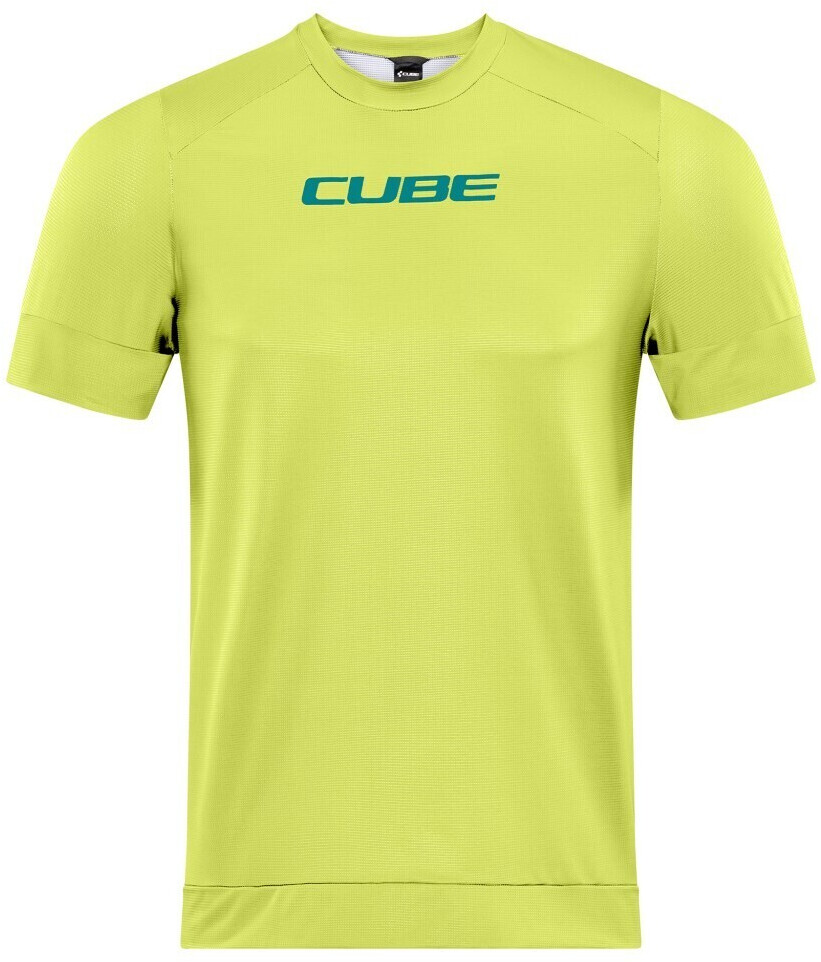 Photos - Cycling Clothing Cube ATX Bike jersey short yellow  (2023)