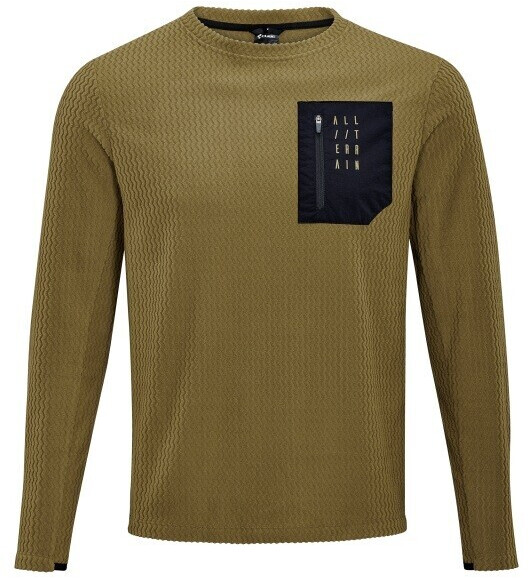 Cube ATX Fleece Bike jersey long brown (2023)