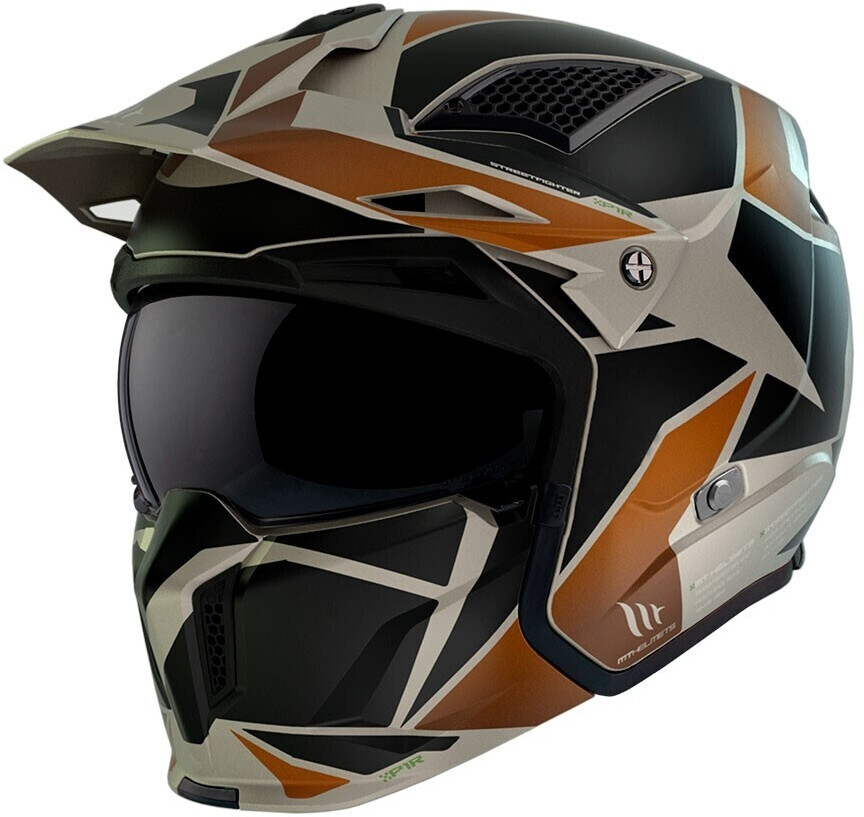 MT Helmets Streetfighter SV P1r Convertible Beige