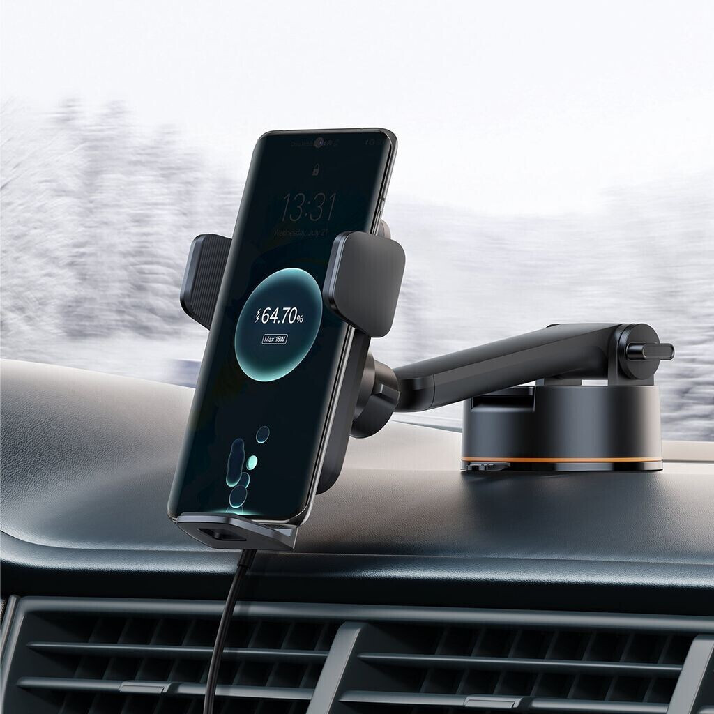 Baseus Automatische Ausrichtung Auto Telefon Halter Drahtlose Ladegerät Für  Samsung iPhone Xiaomi Telefon Halter Auto Halter Air Vent Halter