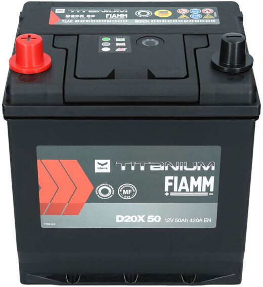 Fiamm Black 12V 50Ah (D20X50) ab 82,40 €