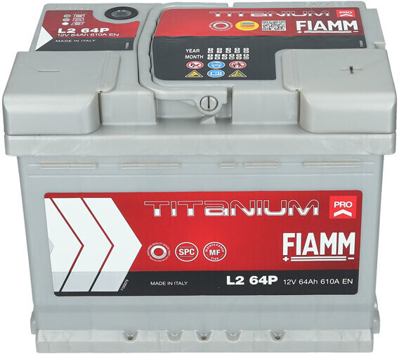 Fiamm Pro 12V 64Ah 610A/EN (L2 64P) ab 71,90 €
