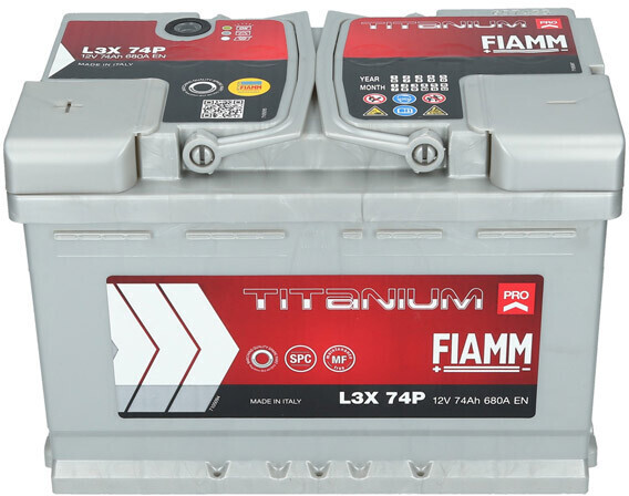 Fiamm Pro 12V 74Ah 680A/EN (L3X 74P) + Links ab 87,40