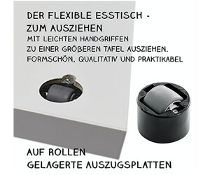 Mäusbacher Esstisch ausziehbar Nb. 134,95 ab cm Eiche € 60 80 Asteiche MONZI | x Preisvergleich bei