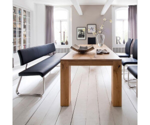 MCA Furniture Sitzbank | Preisvergleich - - ab 375,10 Edelstahl 175cm Arco - Kunstleder bei € Grau