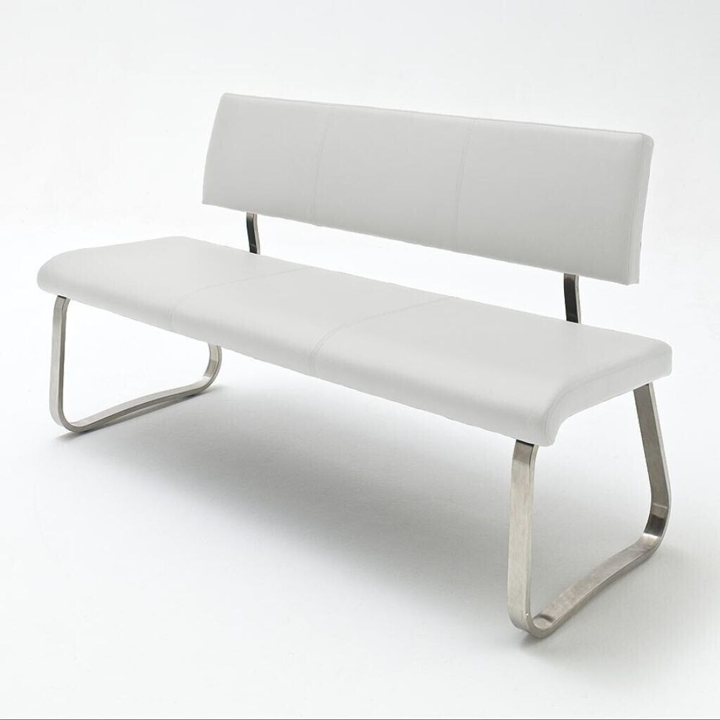 € Grau MCA 375,10 ab | Edelstahl - Sitzbank Furniture - Arco - Kunstleder Preisvergleich 175cm bei