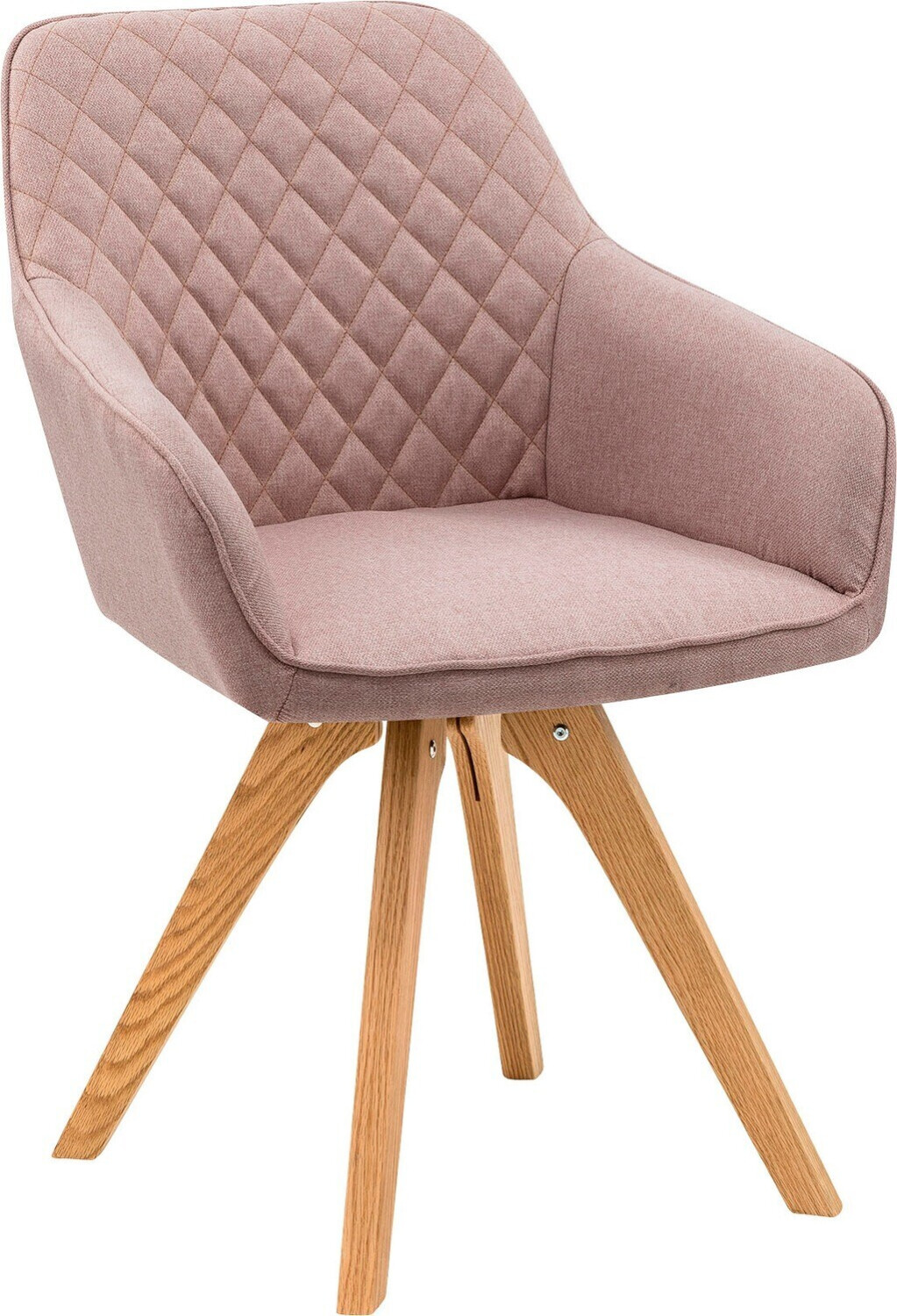 SalesFever Sitzgruppe 5tlg. 180x90 cm grau + Eiche 4x Stuhl rosa + Beine  Eiche (393246) ab 1.149,00 € | Preisvergleich bei