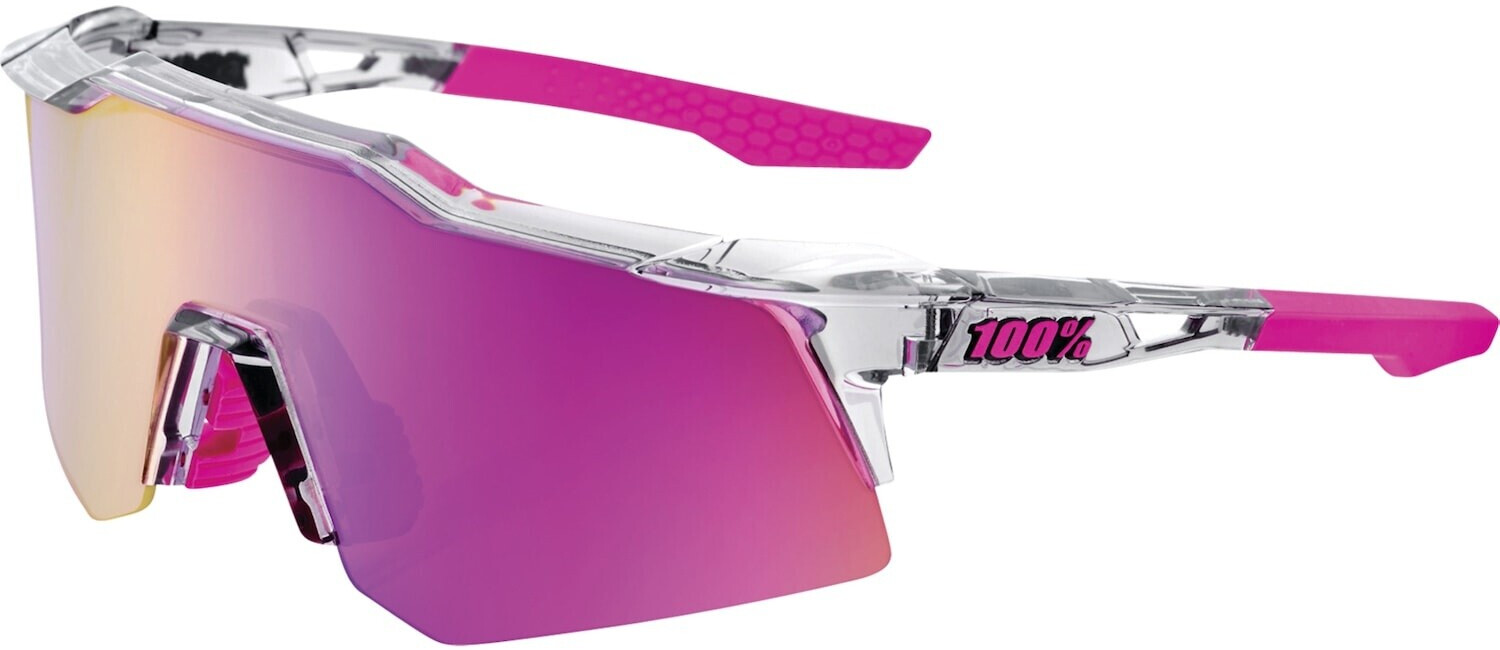 100% Unisex Speedcraft Sonnenbrille - Sportbrille Mit HYDROILO-Beschichtung | Für Radsport & Outdoor-Aktivitäten