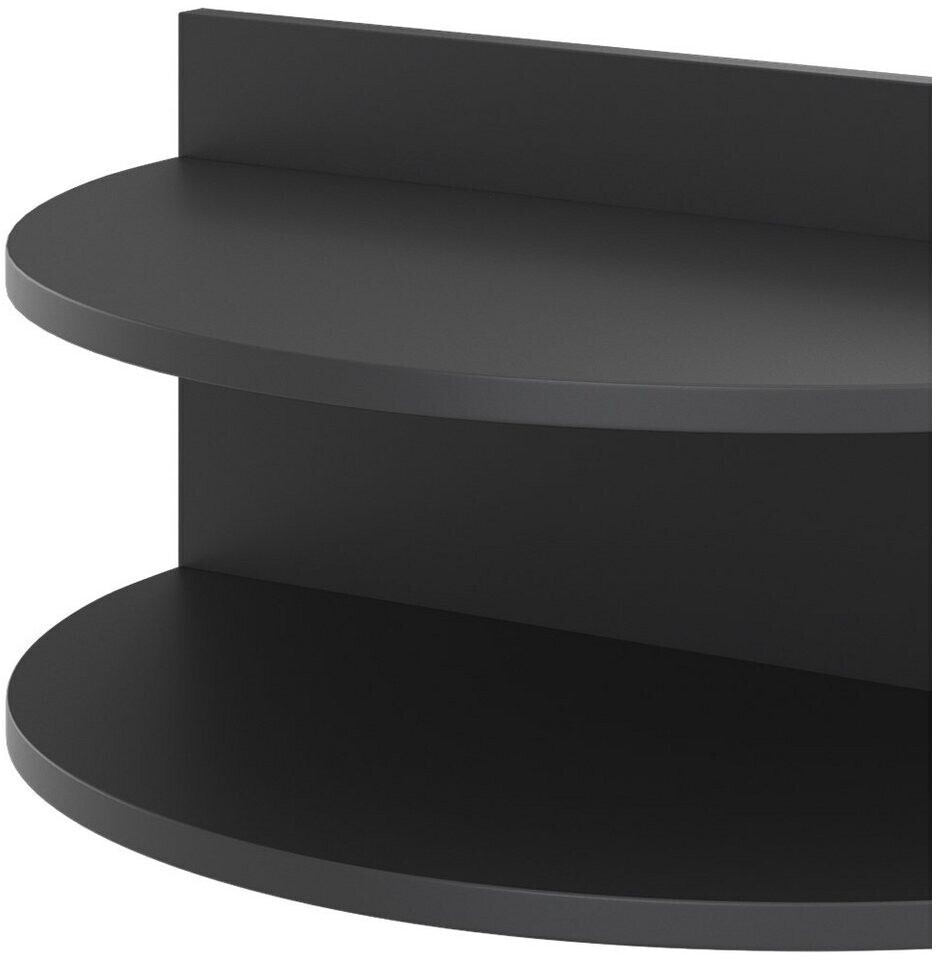 VICCO Bedside Table Axel 58,5x24 x31cm Black