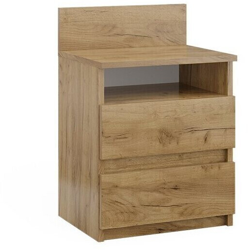 VICCO Bedside Table Monty 39,6x59,1cm Oak