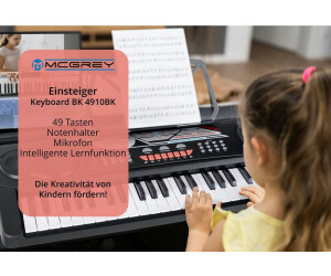 McGrey BK-4910SR Clavier 49 Touches Avec Pupitre Argent