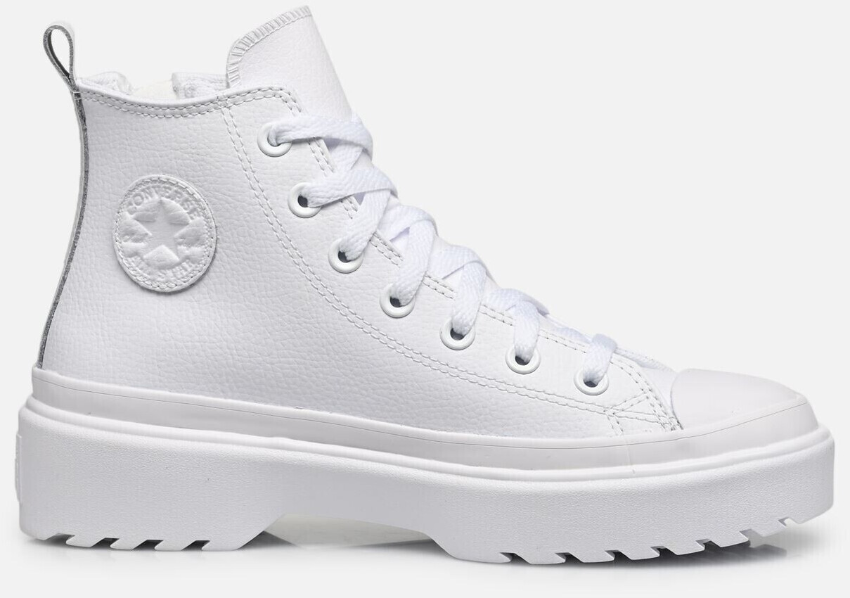 Converse cuir hot sale noir fermeture eclair