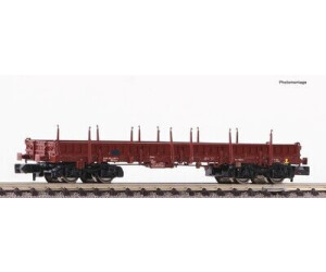 ML-Train Flachwagen Modellbausatz Spur G – Braun, 4-achsig, Modular & Kein Kleber Nötig