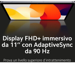 NK Redmi Pad SE 11" 4GB/128GB WiFi Grigio: Schermo FHD+ 90Hz, Batteria 8000mAh