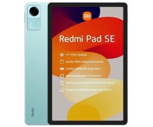 Xiaomi Redmi Pad SE Tablet de 11, WiFi, Pantalla FHD+ de 90Hz, 4GB de RAM,  128GB de ROM, Batería de 8000 mAh, Versión ES, Gris : : Informática