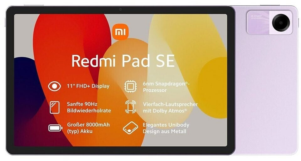 Soldes Xiaomi Redmi Pad SE 4 Go/128 Go violet lavande 2024 au