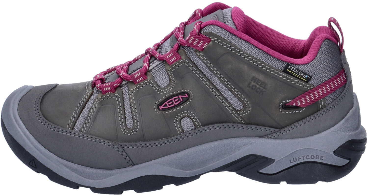 Keen Circadia Waterproof Low Women (1026770) steel grey/boysenberry