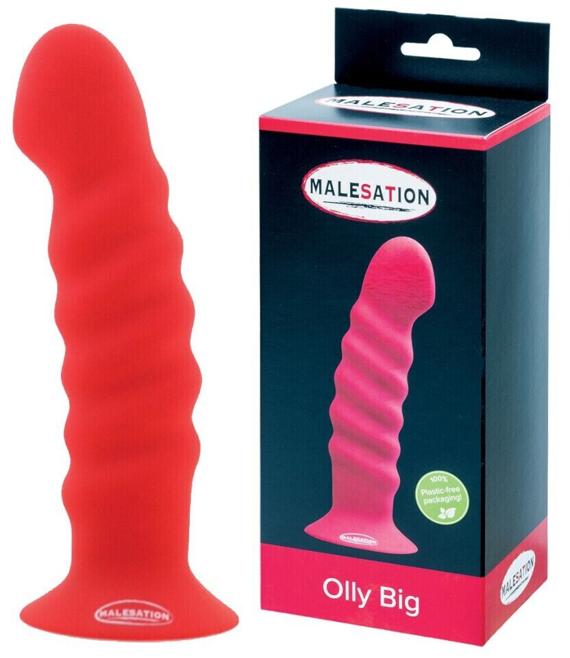 Malesation Olly Dildo Large Red 19,7 cm