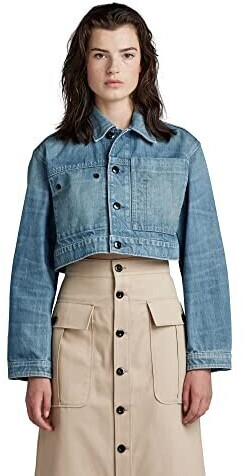 G-Star Cropped Denim Jacket (D22953) offwhite