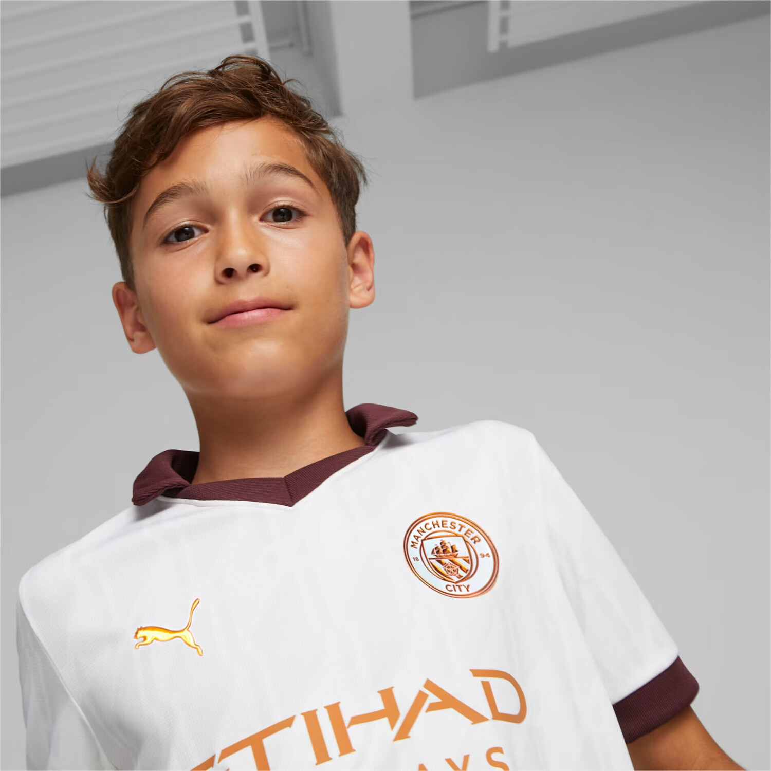 Man city away shirt junior top