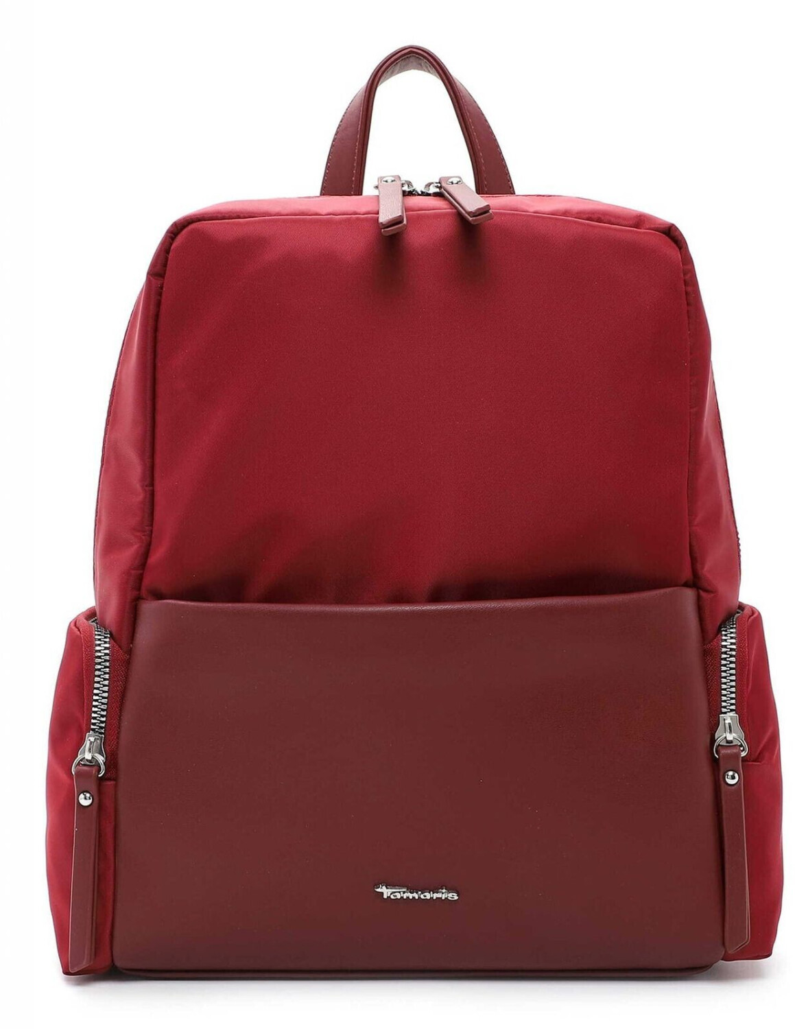 Tamaris Carolina Backpack Darkwine - Weinroter Rucksack Mit Vielen Fächern