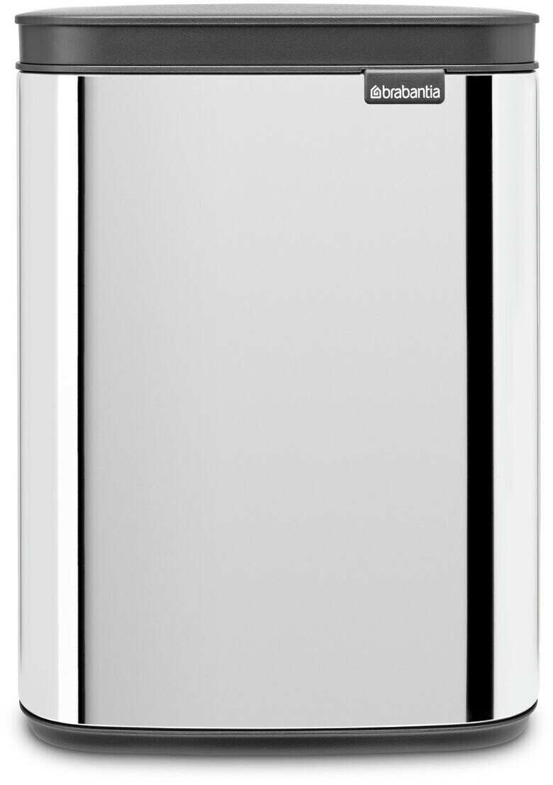 Brabantia Bin Bo 4l brilliant steel