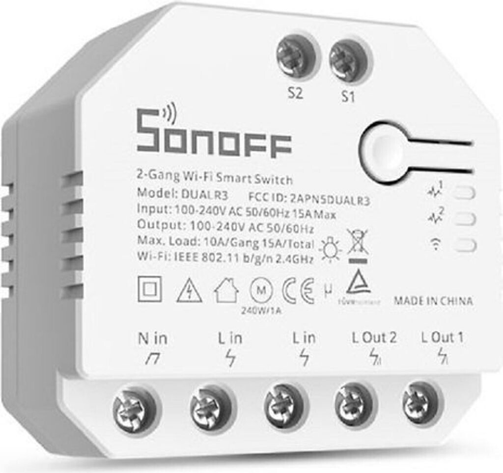 Sonoff-interruptor De Cortina Inteligente Dualr3 Dual R3 Lite