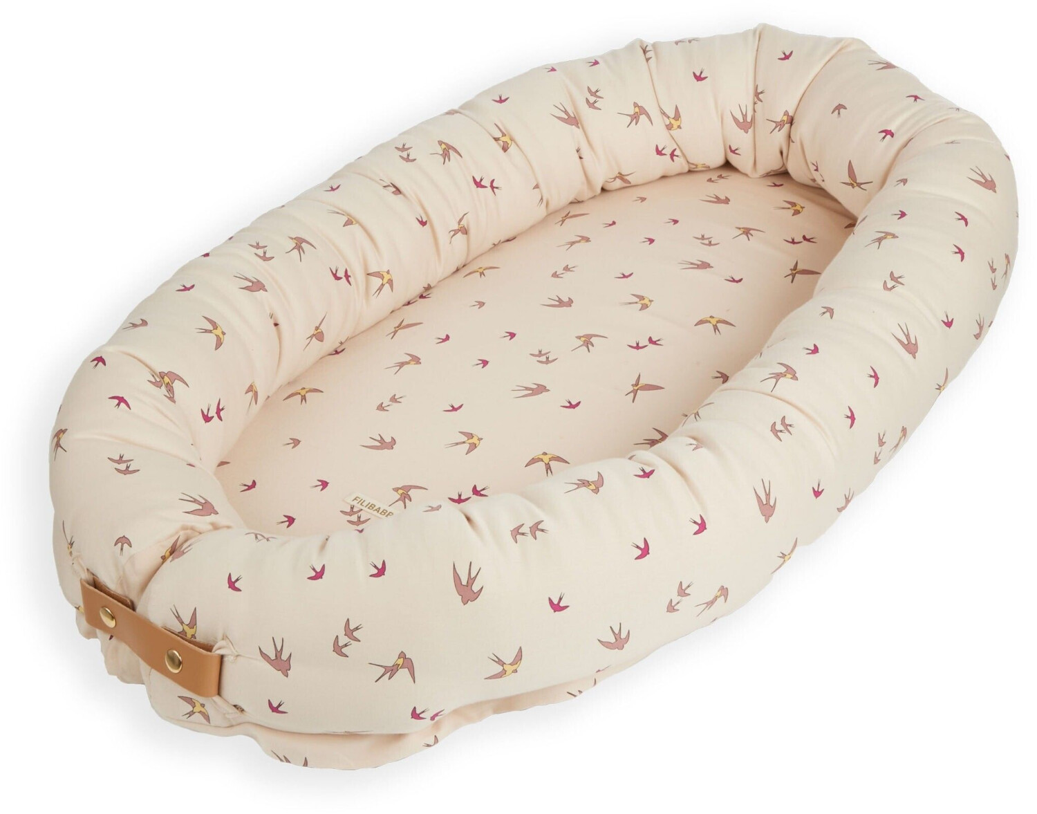 Filibabba Babynest - Dancing Swallow Rose