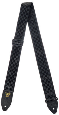 ERNIE BALL Black Checkers Jacquard Strap (P05341)