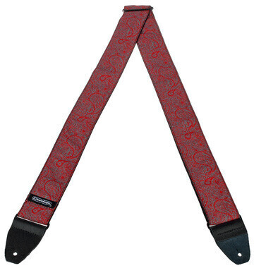 Jim Dunlop Jacquard Strap - Paisley Red (ADU D6711)
