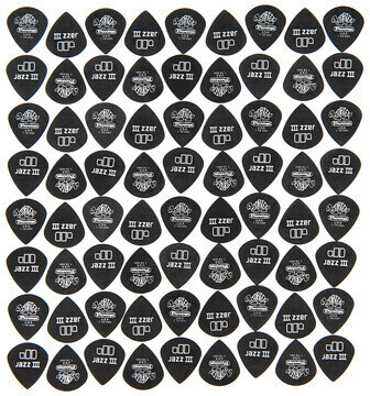 Jim Dunlop Tortex Pitchblack Jazz 1,14 72 (ADU 482R114)
