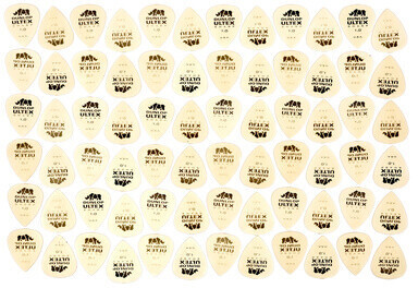Jim Dunlop Ultex Sharp Player's 1.0 Set mit 72 Stück (ADU 433R100)