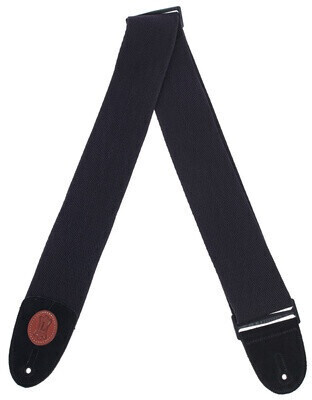 Levys Heavy Cotton Strap 3 BK (MSSC4-BLK)