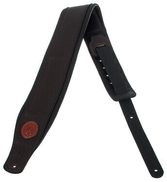 Levys Pad. Garm. Leather Strap 3 DBR (MSS2-DBR)