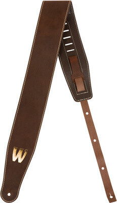 Warwick Teambuilt Leather Strap BR BG (LS B WTB GL BR BG)