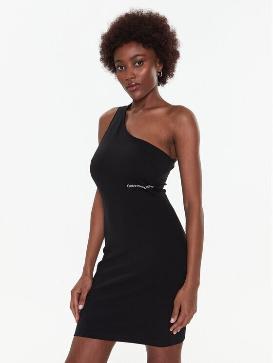 Calvin Klein One-Shoulder-Dress (J20J220757) black