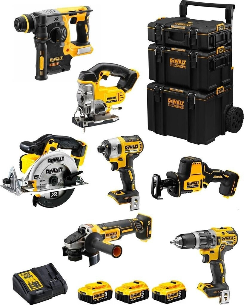 DeWalt DWK702 (3 x 5,0 Ah + caddy 3in1)