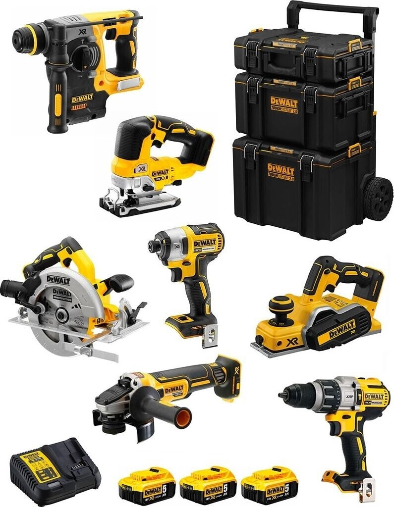 DeWalt DWK701 (3 x 5,0 Ah + caddy 3in1)