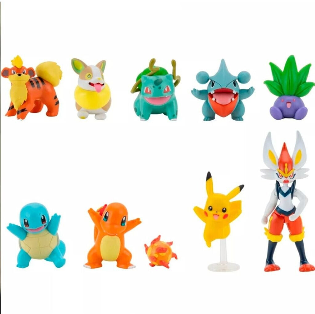 Pokémon Proxy Pokemon Battle Figure 10 Pack (PKW2855) Black PKW2855