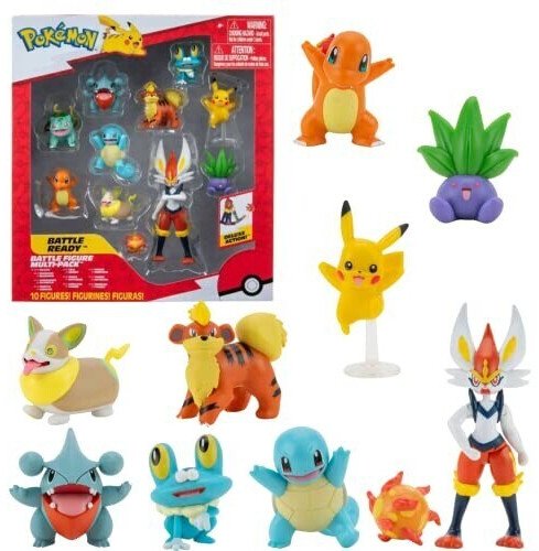 Jazwares Pokémon Battle Figure Mult-Pack 10pcs pack (PKW2855)