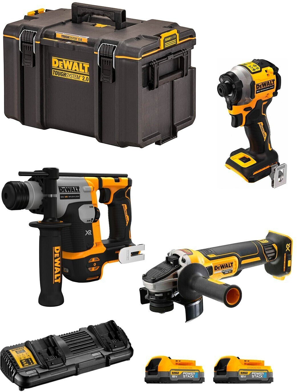 DeWalt DWK304PS (2 x 1,7 Ah + coffret)