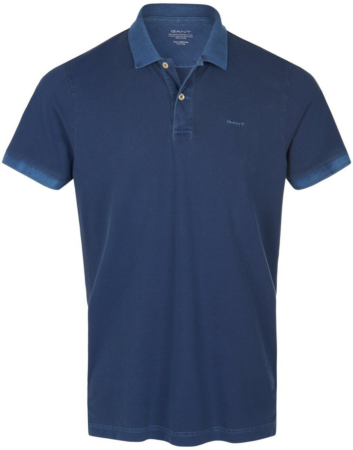 GANT Sunfaded piqué polo shirt (2043005) persian blue