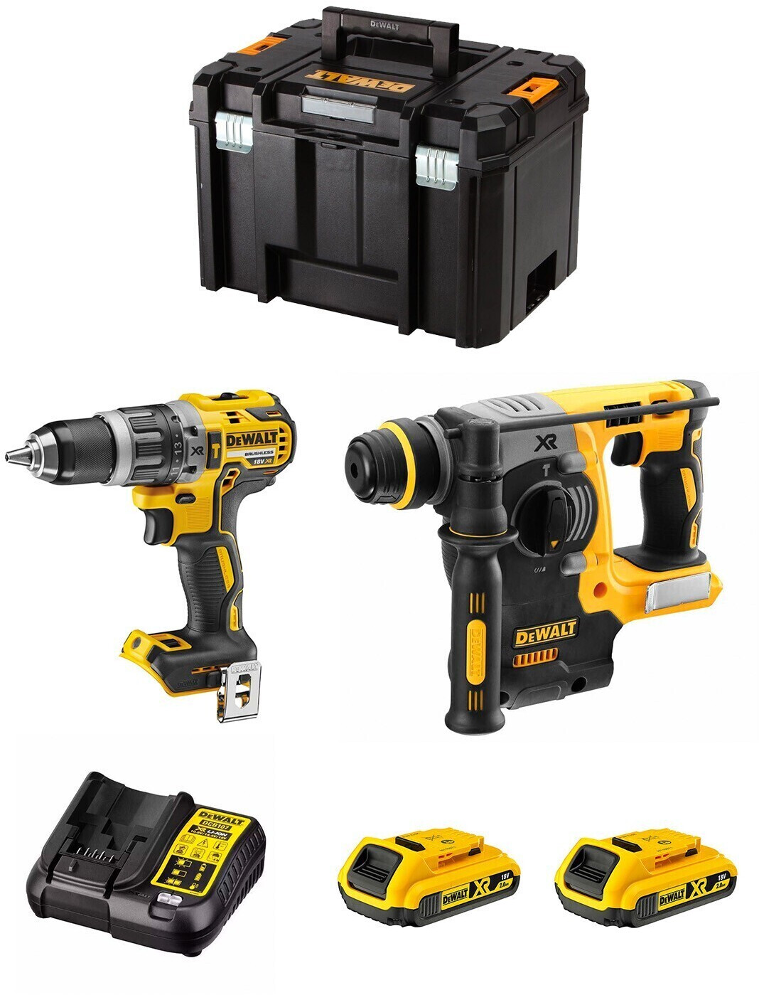 DeWalt DWK210 (2 x 2,0 Ah + TSTAK VI)