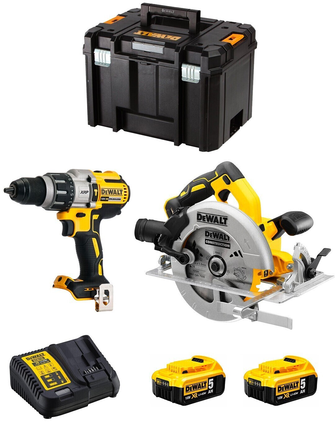DeWalt DWK216 (2 x 5,0 Ah + TSTAK VI)