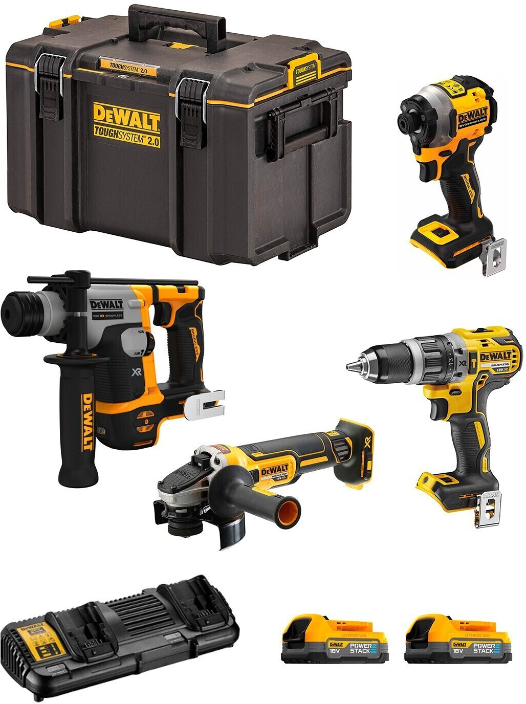DeWalt DWK404PS (2 x 1,7 Ah + coffret)