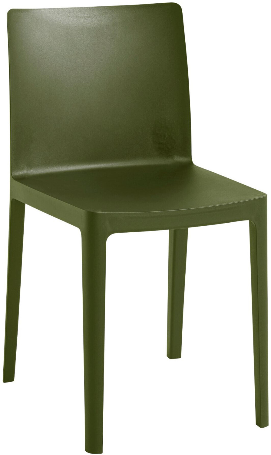 HAY Elementaire chair green plastic 42x79x49 cm olive olive (605)