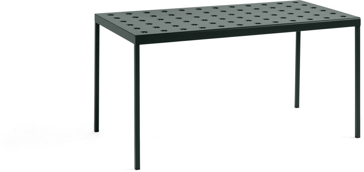 HAY Balcony L table rectangular green darkarkforest (306) 144 cm