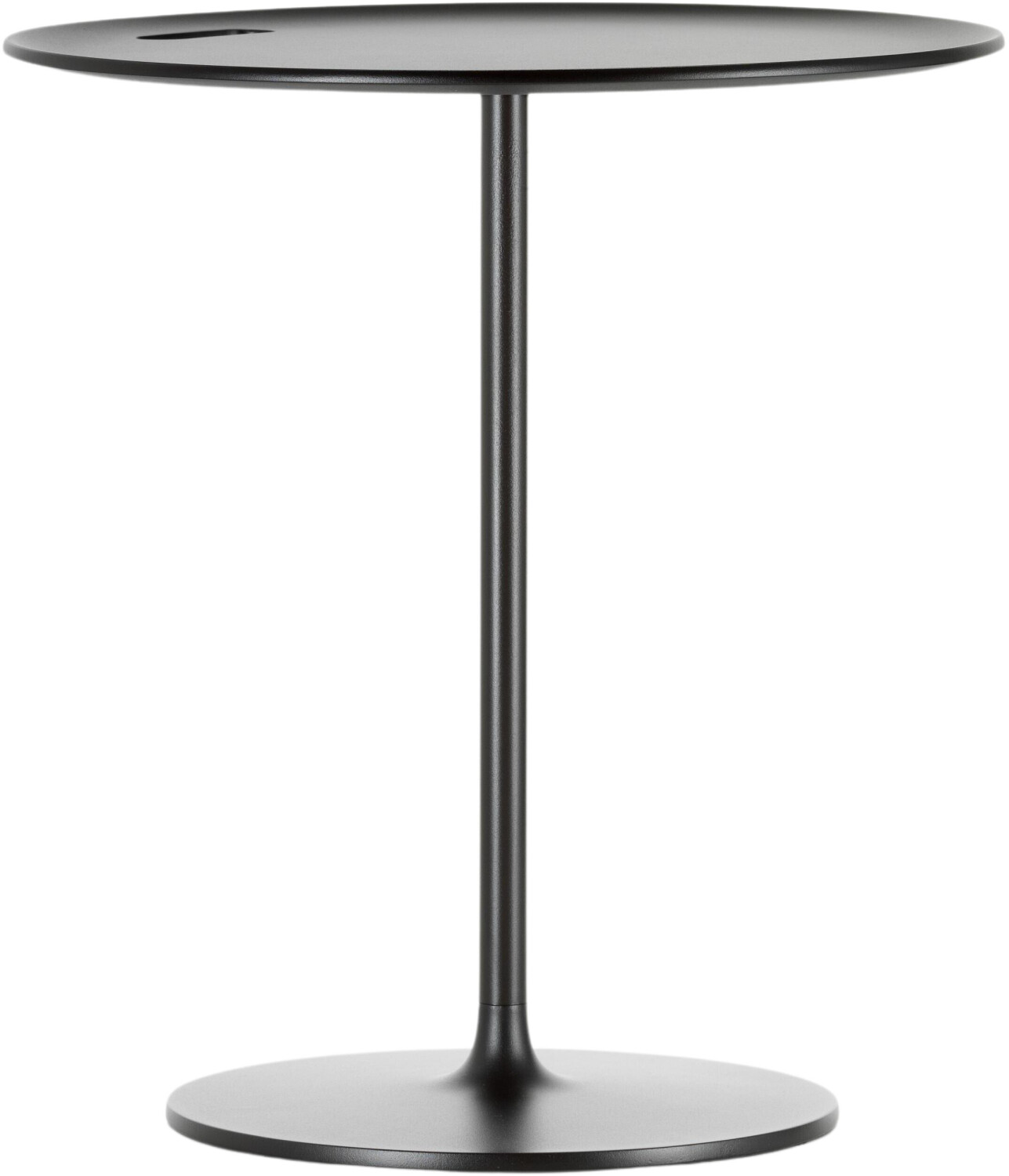 Vitra Occasional Low table brown round aluminum Chocolate (010) 55 cm